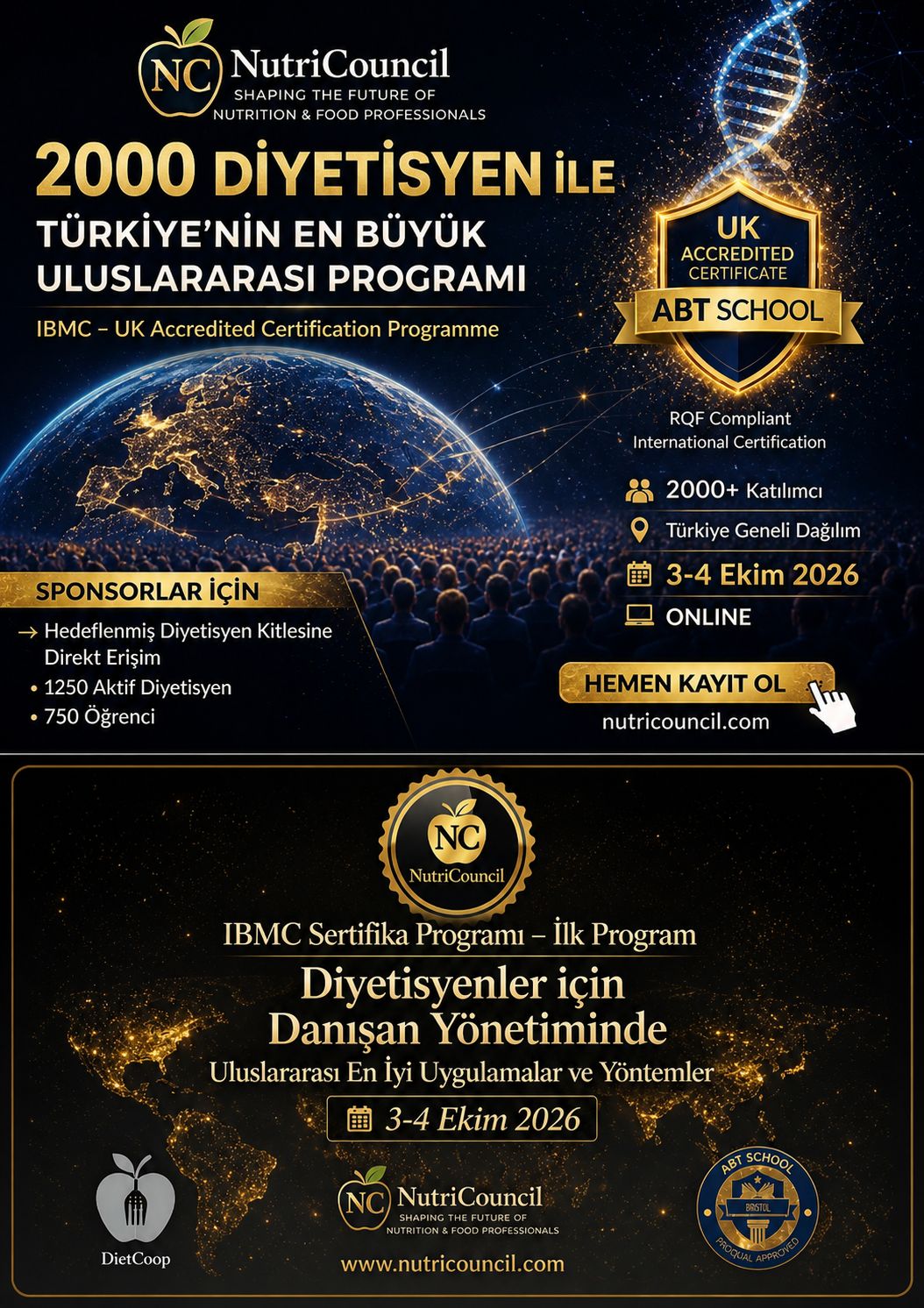 NutriCouncil DietChef etkinlik afişi